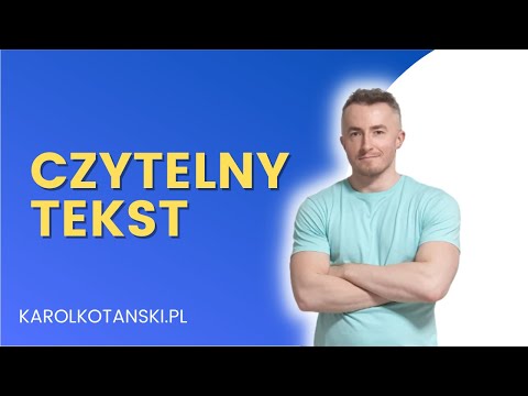 Wideo: Jak Sprawić, By Tekst Był Czytelny