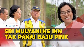 Tak Pakai Baju Pink, Sri Mulyani Diajak Menteri Basuki ke IKN