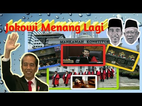 Jokowi Menang Lagi versi 9 Hakim Mahkamah Konstitusi 2019