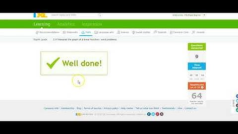 ixl 8th z.11 Interpret points on the graph of a linear function (v17.11a)