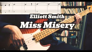 Elliott Smith - Miss Misery (Bass Cover) TABS in Video