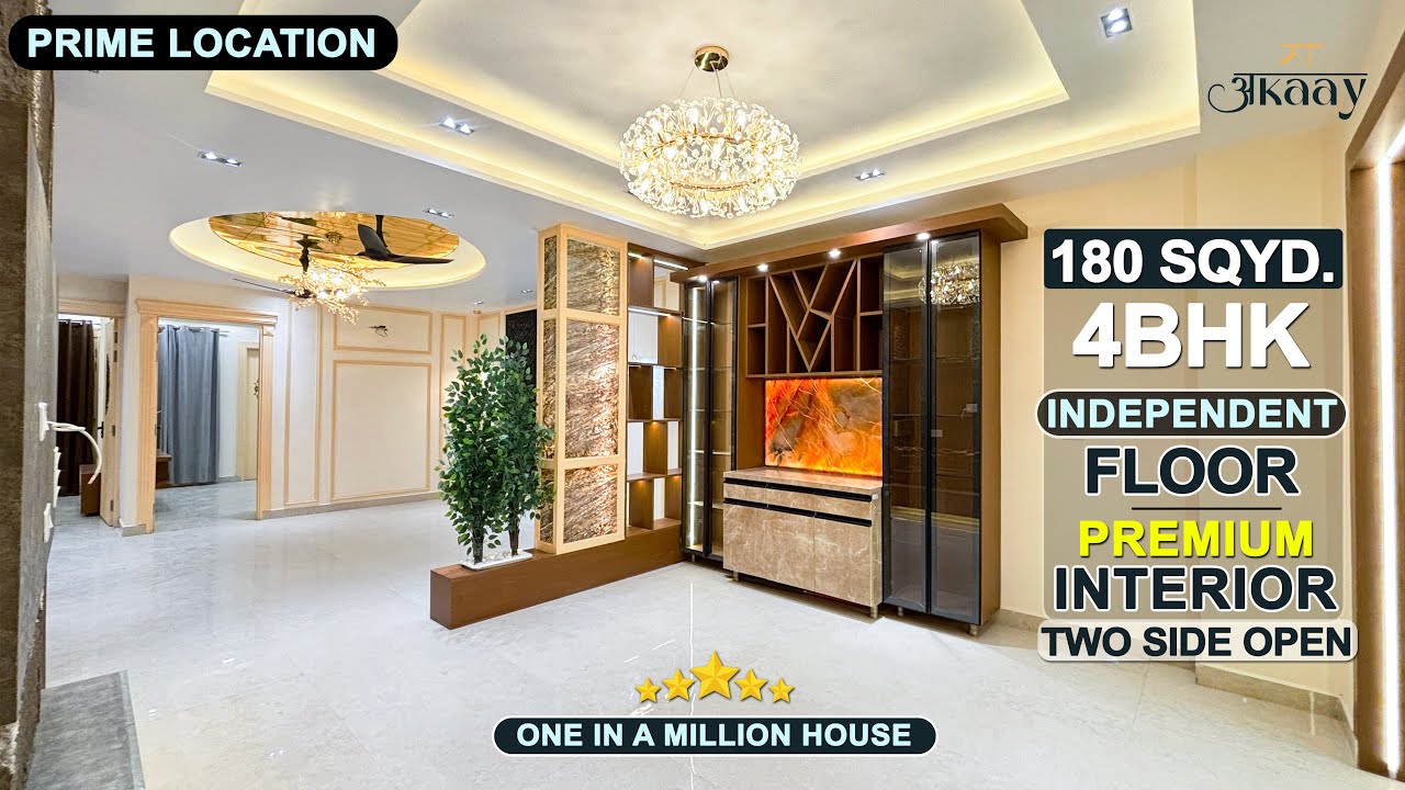 4BHK House For Sale in Delhi | 🏡 4bhk 180 Gaj Premium Floor Near Metro Akaay Buildtech #housedesign