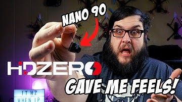 The HDZero Nano 90 camera made me feel things.  How ultra low latency digital FPV should be!