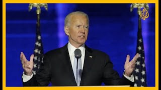 خطاب الرئيس المنتخب جو بايدن بمناسبة فوزه: أنا ديمقراطي لكنني سأبقى رئيسا  لكل الأمريكيين 🇺🇸