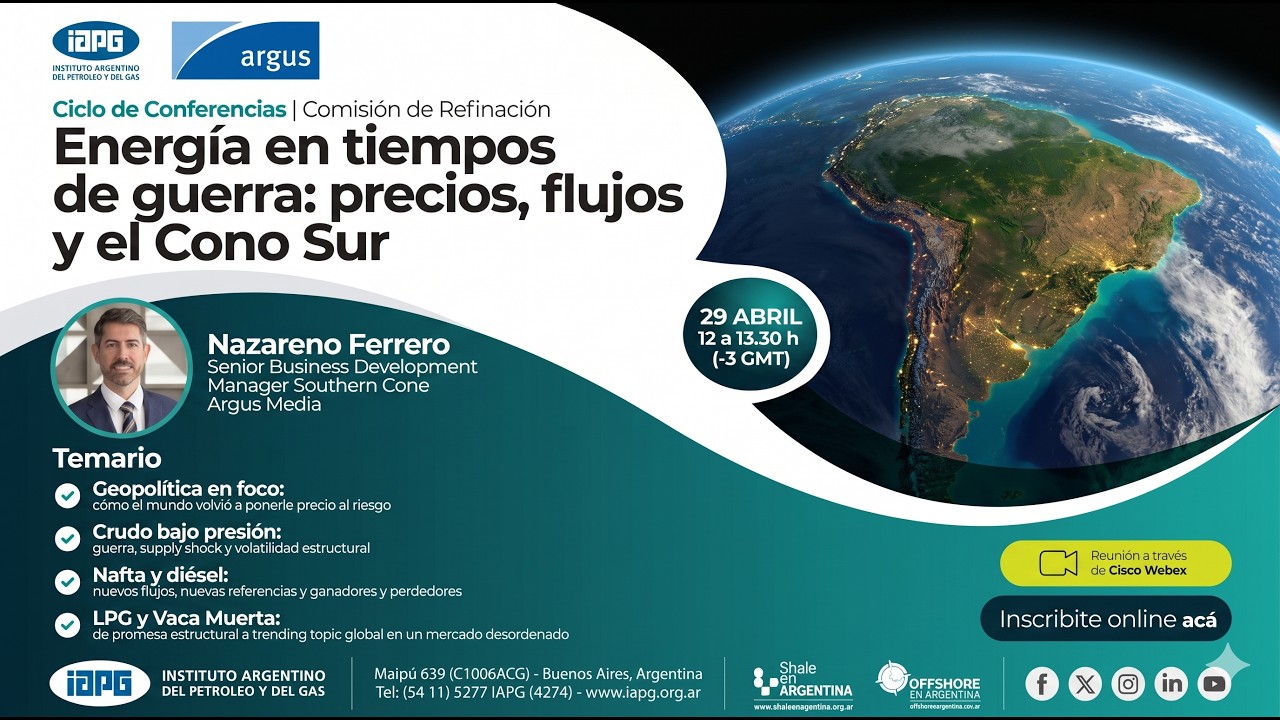 Energía en tiempos de guerra: precios, flujos y el Cono Sur - YouTube