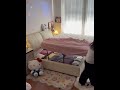 可愛い寝室で癒やしの時間 #storagebed #bedroomideas #multifunctionalfurniture #cozyroom #home #shorts