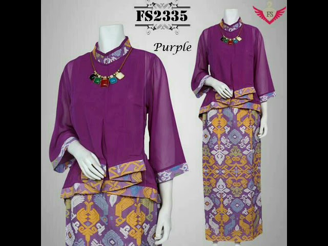Model Baju Kondangan Atasan Polos / Kebaya Modern Atasan Polos Bawahan