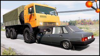 KAMAZ! RUSSIAN CRAZY TRUCK! - BeamNg Drive