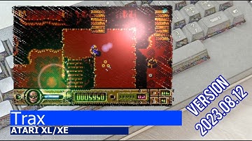 Atari XL/XE -=Trax=- demo version 2023.08.12 - full gameplay