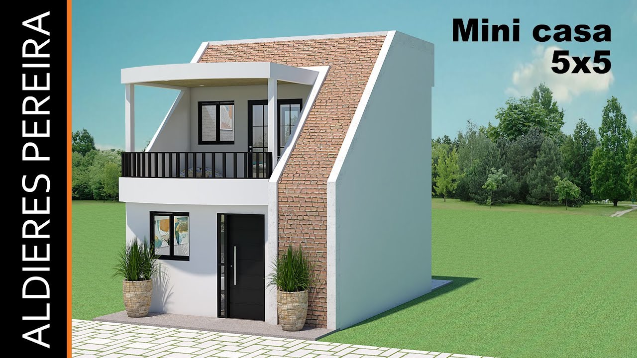 Como fazer mini casa 5 x 5 m: Tipo Loft - Modelo 3 (Faça várias para ...