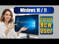 How to Create a New User Account on Windows 10 (Local or Guest) - Step-by-Step Tutorial
