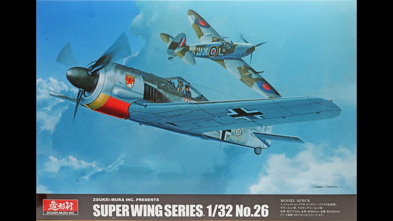 Zoukei Mura Super Wings Series Kit No. 26 - Focke-Wulf Fw 190 A-3
