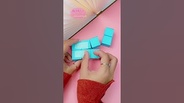 How to make an Infinity Cube? Infinity Cube Fidget Toys (Viral TikTok Fidget Toys) #Shorts