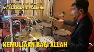 Download lagu Kemuliaan Bagi Allah (Welyar Kauntu & Mauline Kauntu) - Yohanes Dwi Listio Drum Cam (02/04/2023)