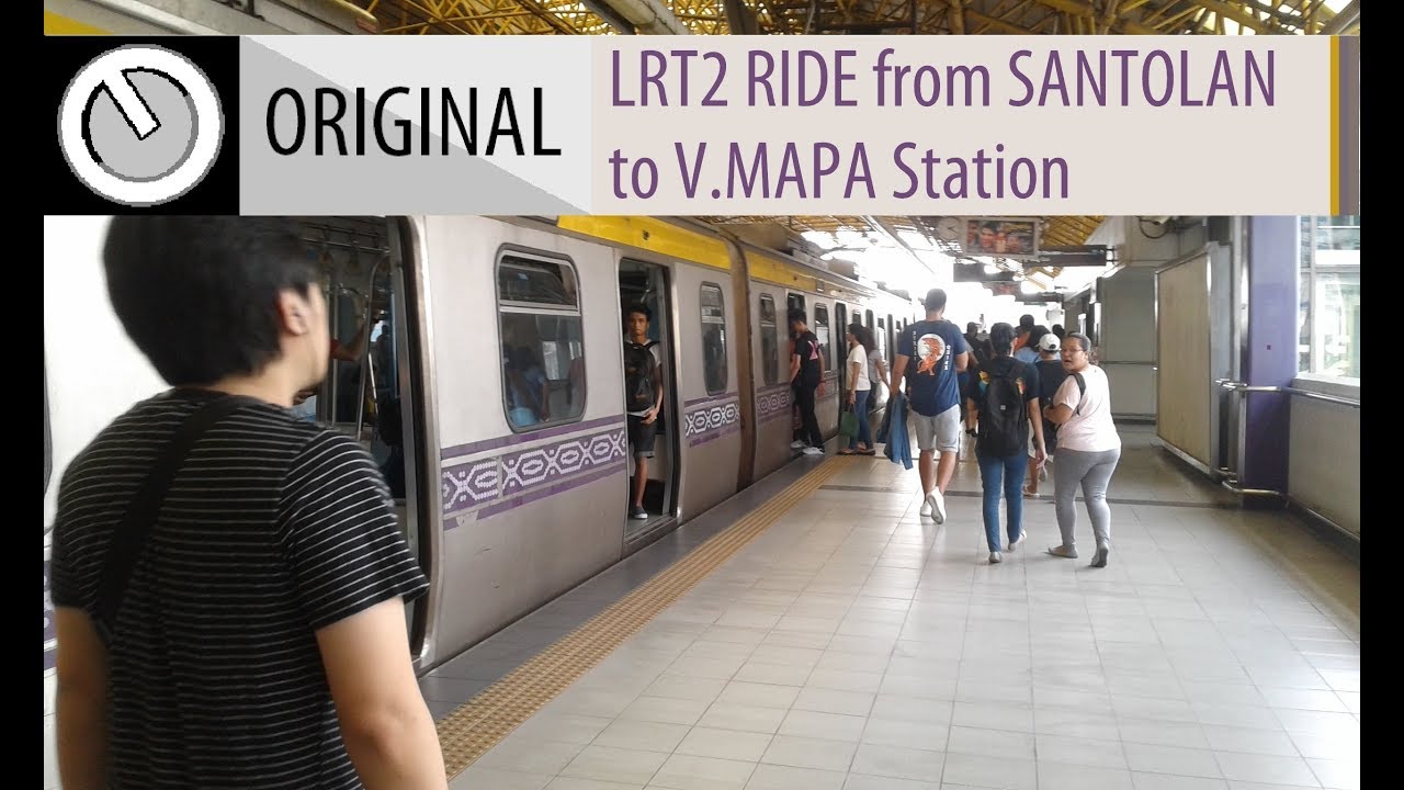 [ORIGINALS] LRT2 Ride _ Santolan to V.Mapa Station (Westbound) - YouTube