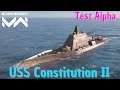 MODERN WARSHIPS - USS Constitution II - Free Ship Abril BP ( Alpha Test )