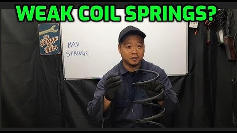 4 SYMPTOMS OF BAD COIL SPRINGS (IT
