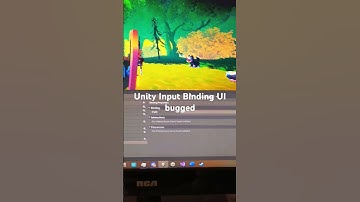 Unity UI bug, input system menu not visible. #unity #ui #bug #unity #help #fix #input
