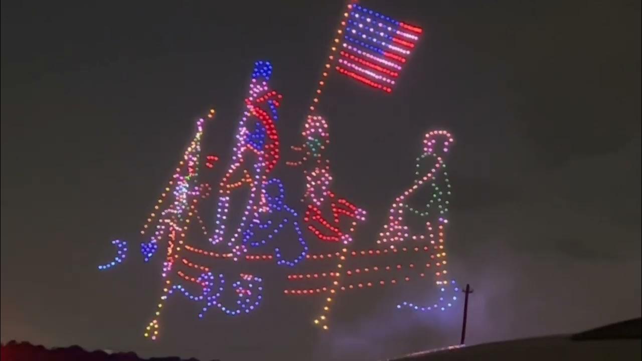 AMAZING 4TH OF JULY DRONE SHOW YouTube AMAZING 4TH OF JULY DRONE SHOW YouTube