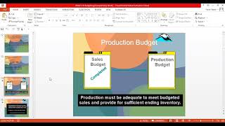 How to prepare a Master Budget