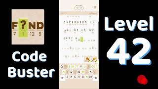 Code Busters Level 42 Walkthrough 🧩 | All Puzzle Solutions| Solutionguruji