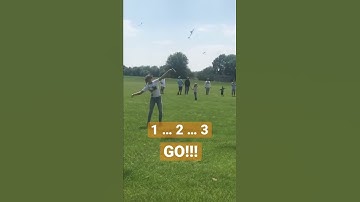 Juniors launching Catapult Gliders at the Acadmey of Model Aeronautics AMA ( Muncie, Indiana)