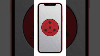 🔵 How to Create Sharingan Uchiha Clan Eyes in CorelDraw | 🎨 How to Make Design #Shorts
