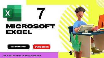 Microsoft Excel Tutorial in Pashto Part 7
