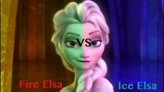 Fire Elsa VS Ice Elsa