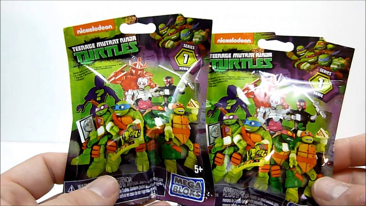 MEGA BLOKS TEENAGE MUTANT NINJA TURTLES BLIND BAG OPENING PART 1 - YouTube