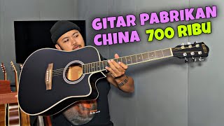 Cheap Acoustic Guitar Made in China for Rp. 700,000 | Kawes Acoustic Guitar Review