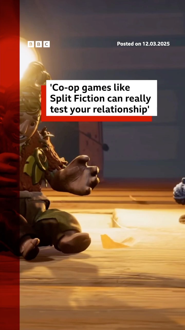 Split Fiction and It Takes Two can 'test your relationship'. #SplitFiction #ItTakesTwo #BBCNews