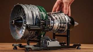 Building a Turbofan Twin Spool Engine Kit  Full Metal Electric Turbofan Aircraft Jet Engine Model