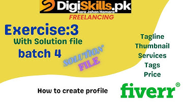Freelancing Exercise 3 Batch 4 Digiskills | Digiskills Freelancing Exercise 3 Batch 4