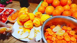 تفريزات_الفراكه_لرمضان٢٠٢٣❗وعمل عصير البرتقال المركز وتفريز الفراولة بأكثر من طريقة