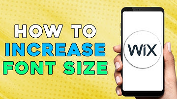 HOW TO INCREASE FONT SIZE ON WIX | CHANGE FONT SIZE WIX WEBSITE (EASIEST WAY)