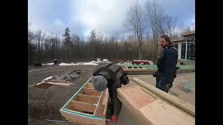 Massive overhang construction and framing timelapse! A day in the life of a framer!