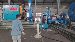 The Full CNC Double Side Automatic Chamfering Machine Working