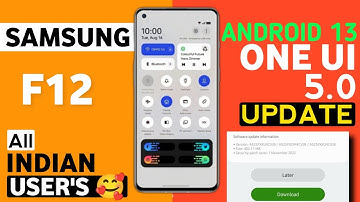 Samsung F12 OneUI 5.0 Android 13 Update🔥|New Features OneUI 5.0|January 2023 Update F12| Bug