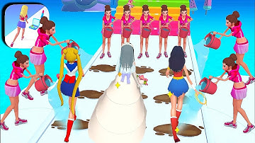 Makeover Run - All Levels Mobile Gameplay Walkthrough Android, iOS Game New Level D79R80