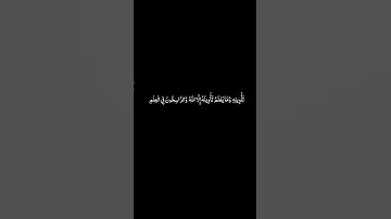 #القران_الكريم #سورة_آل_عمران #ياسرالدوسري #كرومات_سوداء  الآيه 7