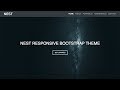 Bootstrap 4 Responsive Website Theme - Start To Finish - Bootstrap 4, HTML5, CSS3