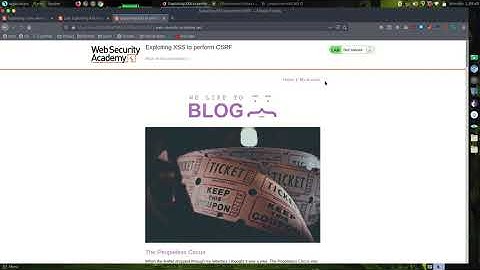 Exploiting XSS to perform CSRF