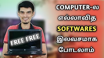 இலவச Laptop / Computer Softwares | Free Alternatives for Paid Software | Cyber Tamizha
