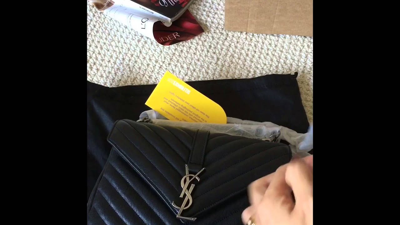 YSL College bag Unboxing