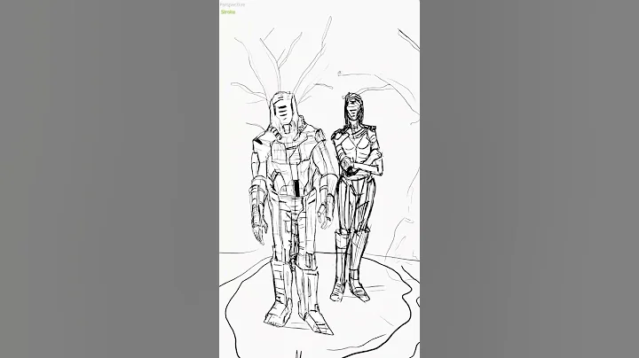 Merge 2D and 3D with Blender Grease Pencil #shorts