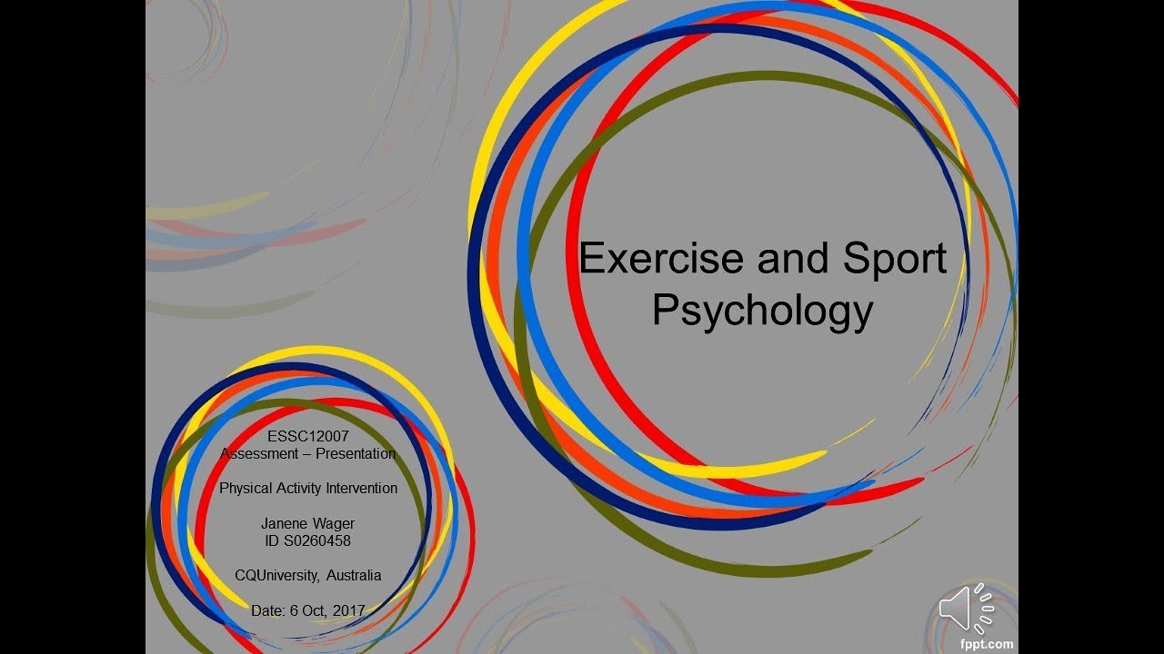 S0260458 ESSC12007 Exercise and Sport Psychology YouTube
