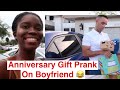 Anniversary Gift Prank On Boyfriend! (I Gave Him WASHCLOTHS lol)
