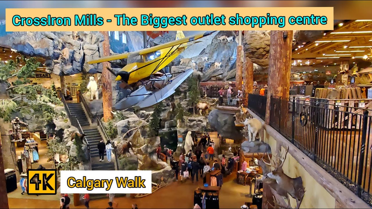 CrossIron Mills - The Biggest one-level Outlet shopping Centre in Calgary,  Alberta. #calgary - YouTube