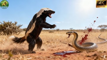 Lửng Mật Đối Đầu Rắn Độc – Trận Chiến Tử Thần Trên Thảo Nguyên #thegioidongvat | THẾ GIỚI HOANG DÃ